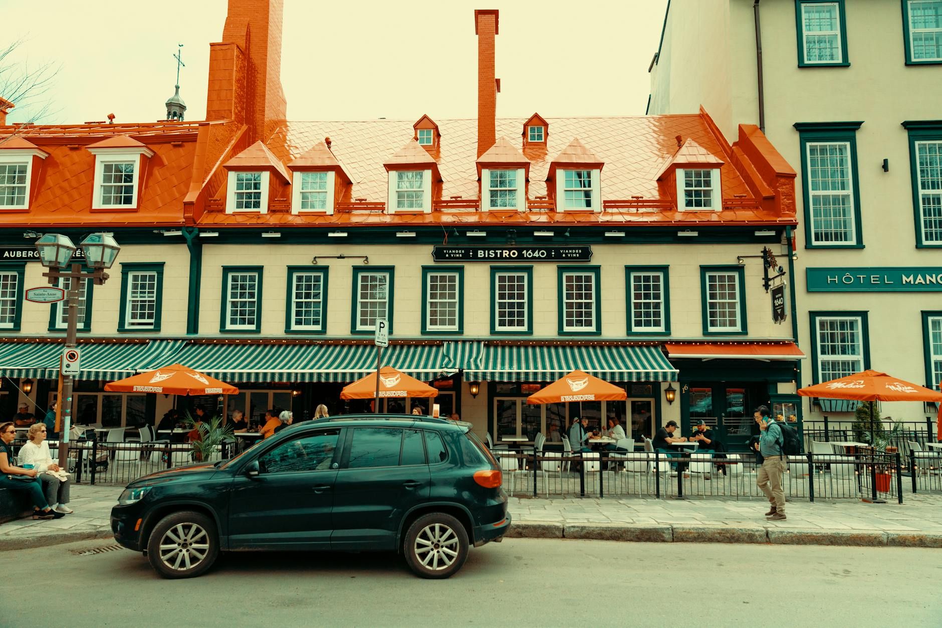 charming old quebec city bistro scene